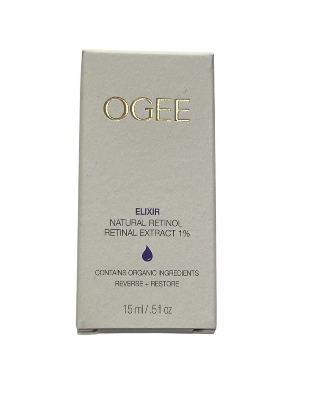 OGEE Natural Retinol Retinal Extract 1% Elixir 0.5 fl oz